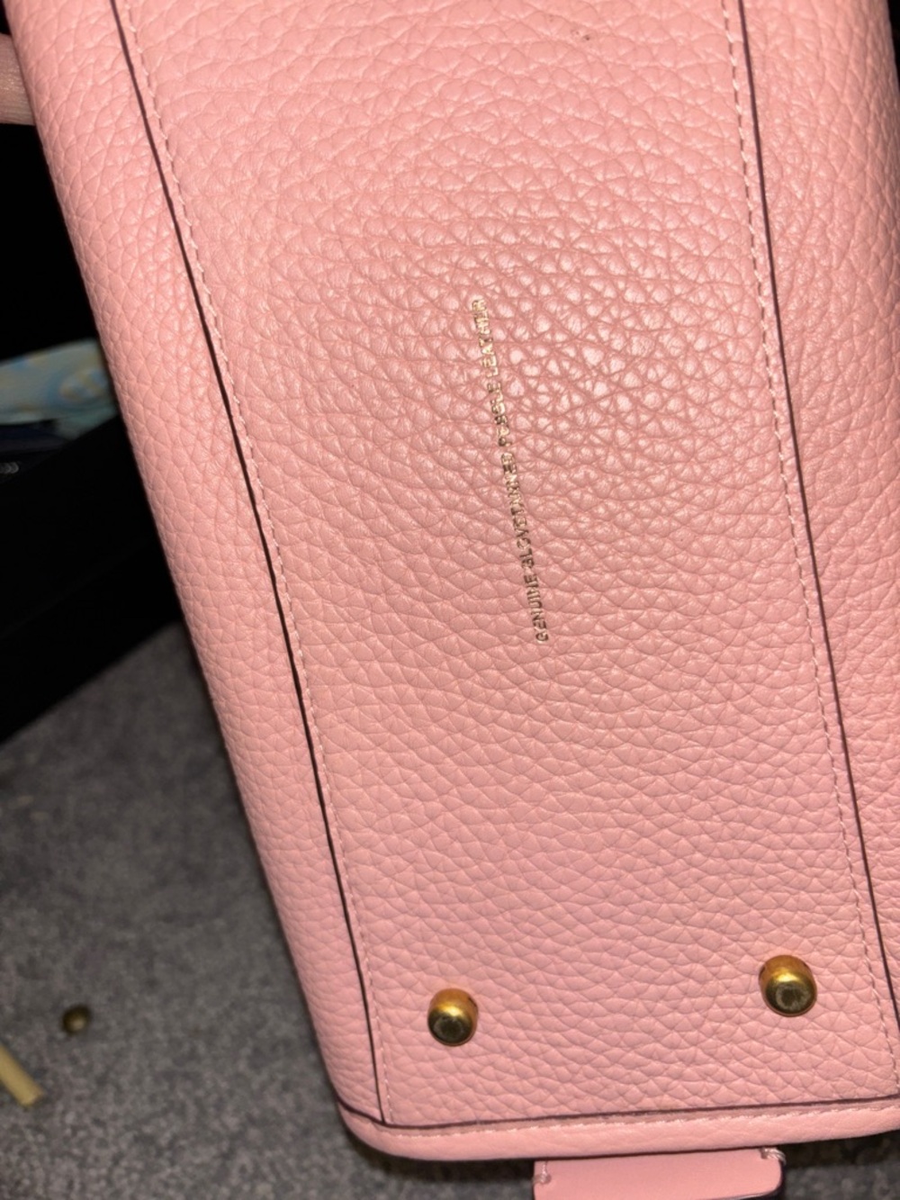 Coach Rogue Pink Pebbled Leather Mini Satchel with Gold Hardware - Picture 12 of 12